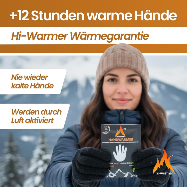 30x Handwärmer, Taschenwärmer, Handschuhwärmer, Hand Wärmekissen, 12h Wärme Wärmepads, Fingerwärmer