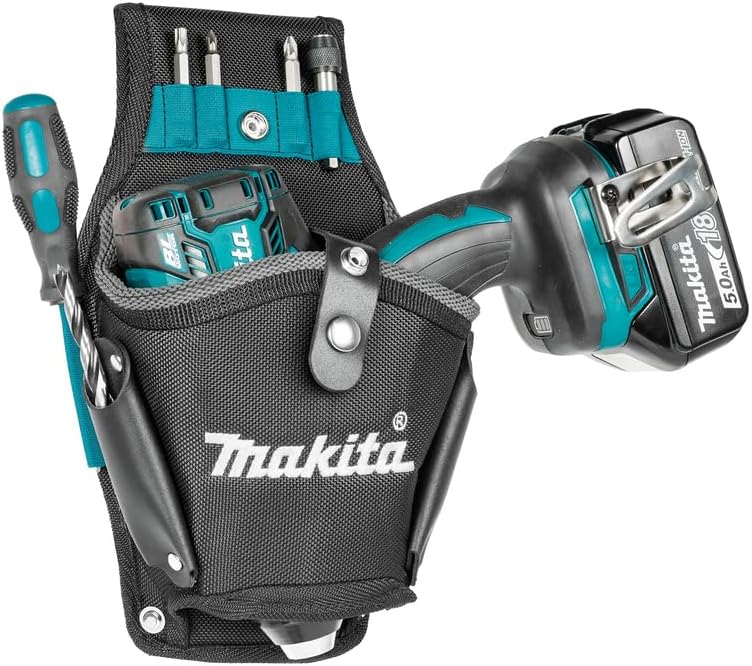 Makita E-15154 Schrauberholster, für die Befestigung am Gürtel, für Rechts- und Linkshänder, Polyest