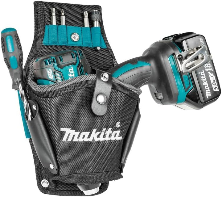Makita E-15154 Schrauberholster, für die Befestigung am Gürtel, für Rechts- und Linkshänder, Polyest