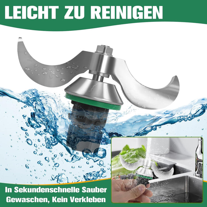 Knet-Teigmischer Kompatibel mit Thermomixx TM6 TM5, Teigmesser, Zubehör TM6 TM5 Ersatzmesser, Univer