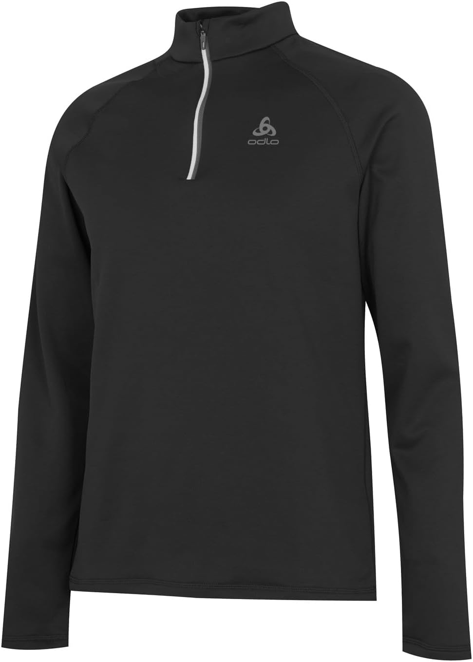 Odlo Herren Besso_542472 Mid Layer mit Reissverschluss S Schwarz, S Schwarz