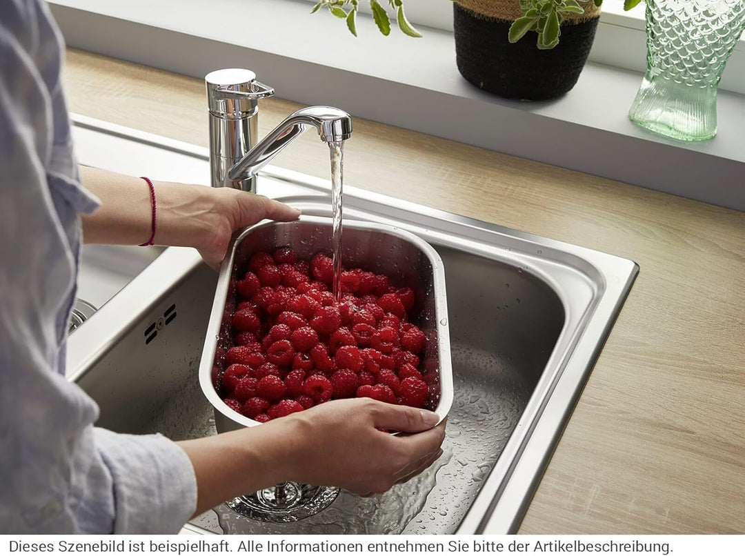 BLANCO WEGA II | Küchenarmatur in chrom | Hochdruck | Rückflussverhinderer | Keramik Kartusche | Ges