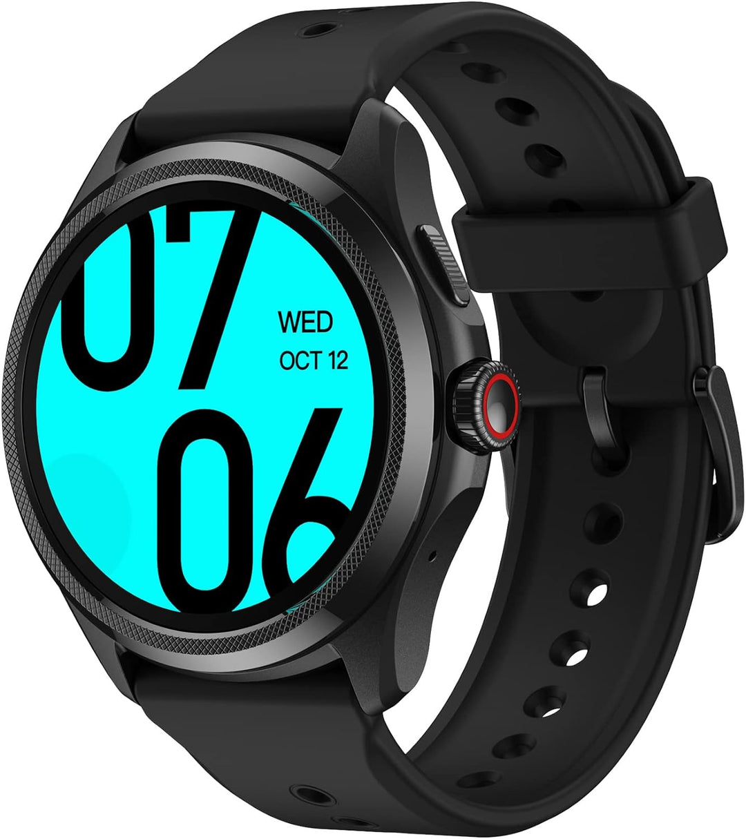 Ticwatch Pro 5 Android Smartwatch für Männer Snapdragon W5+ Gen 1 Wear OS 80 Stunden Lange Akkulaufz