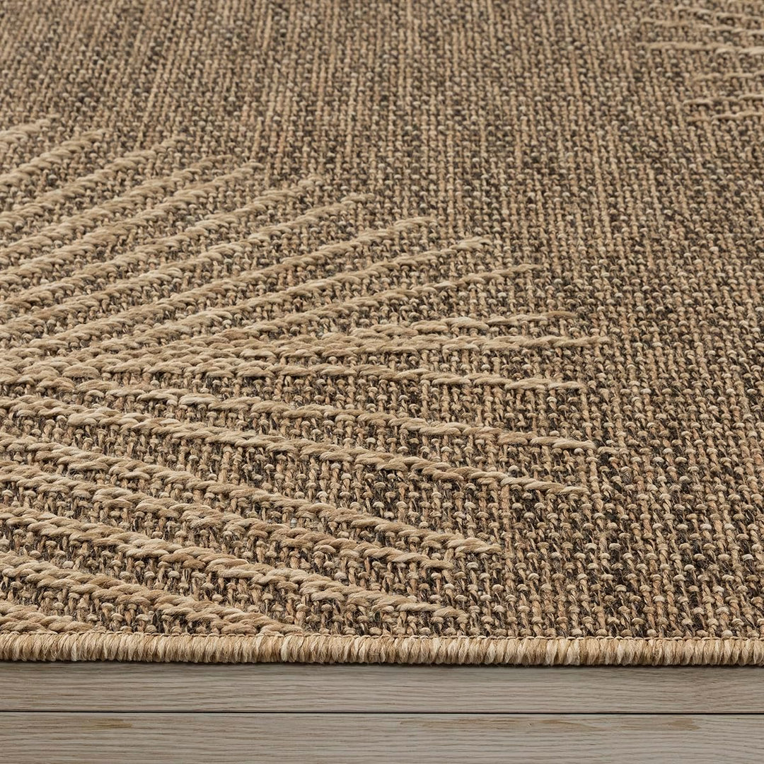 Mia´s Teppiche Soil - wetterfester In- und Outdoor Teppich im Natürlichem Jute-Look, wetterfest, gee