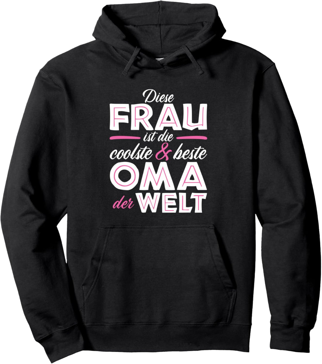 Oma - Grossmutter Geschenk Enkel Witz Spruch Pullover Hoodie