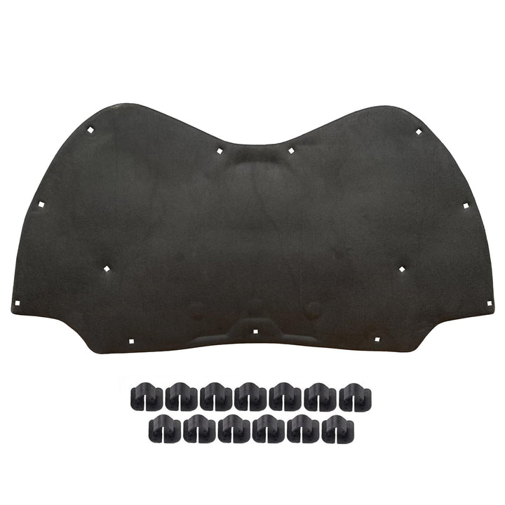 Motorhaubendämmung Dämmmatte Motorraumdämmung mit Clips kompatibel mit Seat Leon 1P 2006-2013
