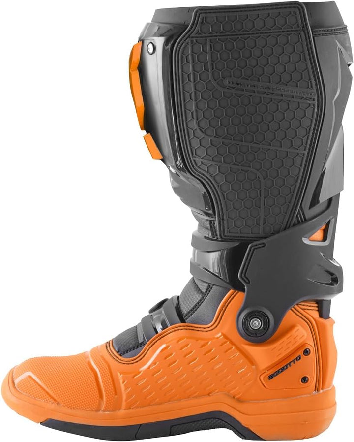 Bogotto MX-7 G Motocross Stiefel, orange/schwarz, 43 43 EU Orange Schwarz, 43 EU Orange Schwarz