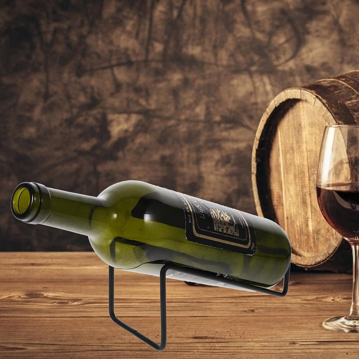 Cabilock Weinflaschenhalter Arbeitsplatte Weinregal Metall Kompakt Weinhalter Für Zuhause Bar Restau