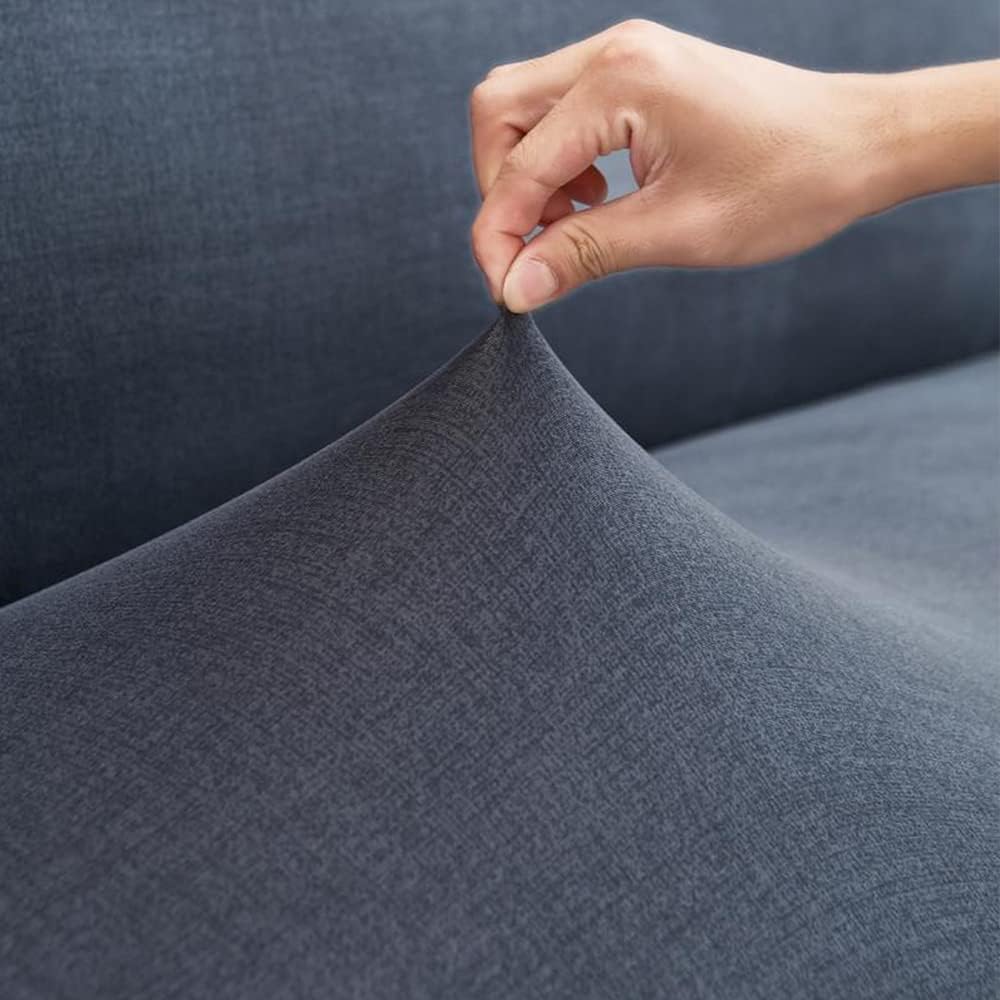 CHNSHOME Sofabezug ohne armlehnen Stretch Armlose sofaüberwurf Sofahusse Ohne Armlehne 3 sitzer Sofa