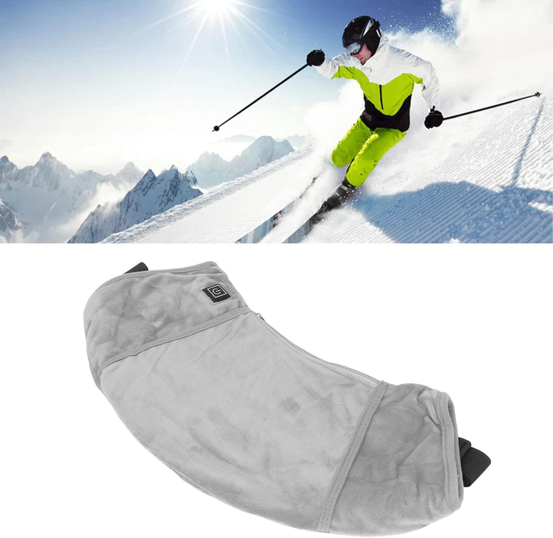 Elektrisch Beheizbarer Handwärmermuff, USB-Betrieben, 3 Temperaturstufen 40-55°C, Samt und Polyester