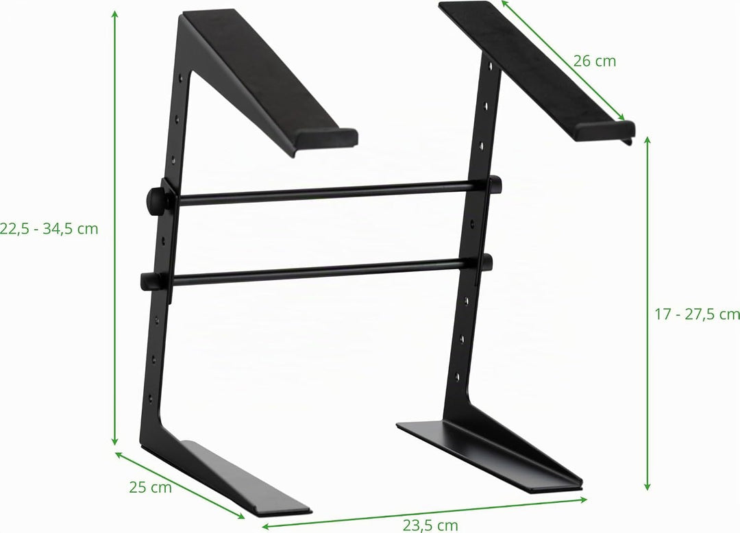 Pronomic LS-100 Laptopständer DJ Notebookstativ Laptop Stand (Höhenverstellbar, ideal für DJs &amp; Musi