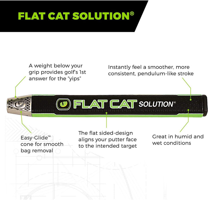 Flat Cat Solution Putter-Griff Big Boy mehrfarbig, Big Boy mehrfarbig