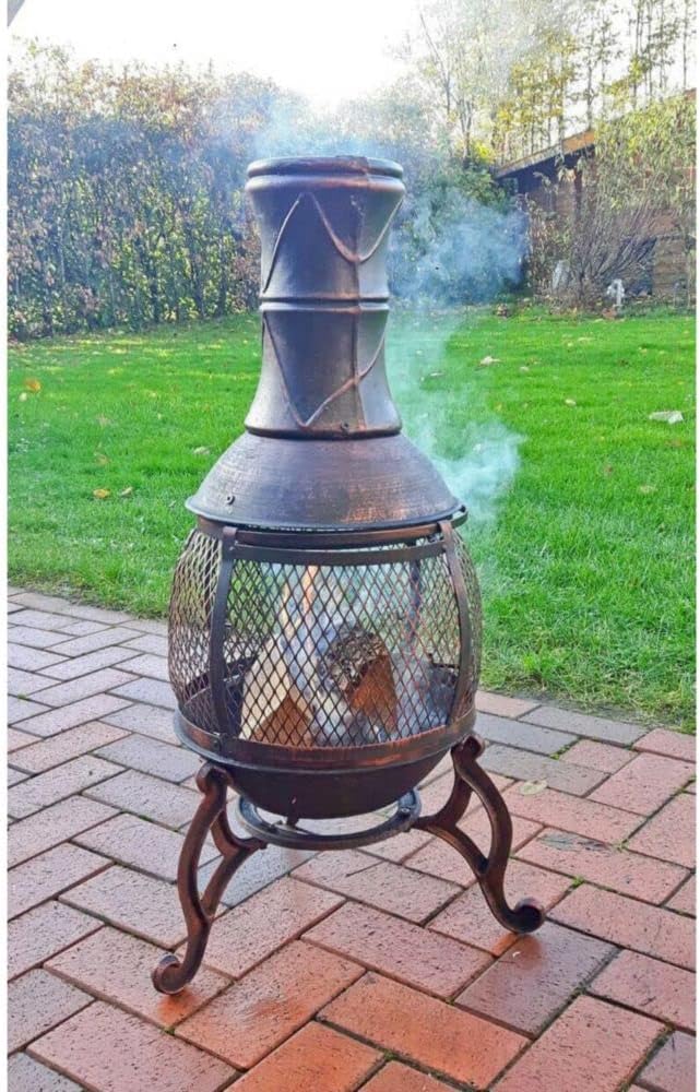 Terrassenofen Terrassenkamin Feuerschale Feuerkorb Gartenkamin Terrassenfeuer