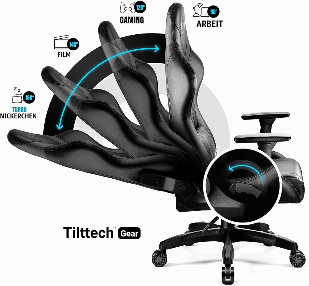 Diablo Gaming Stuhl X-Horn 2.0 Bürostuhl Gamer Chair Schreibtischstuhl 3D Armlehnen Ergonomisches De