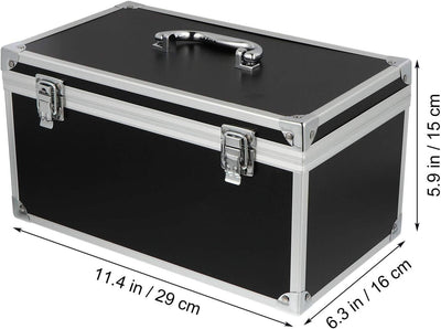 DOITOOL Werkzeugkoffer aus Aluminium Flightcase mit Gepolstertem Schaumstoff Abschliessbarer Aufbewa