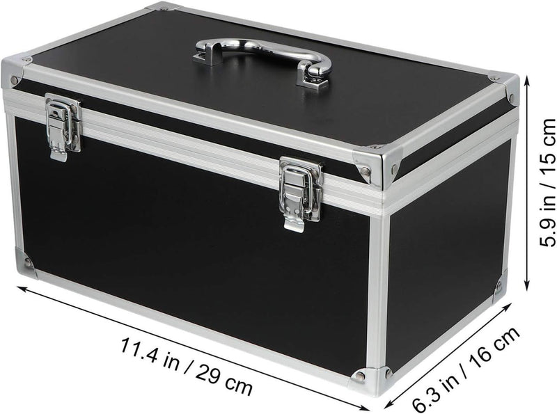 DOITOOL Werkzeugkoffer aus Aluminium Flightcase mit Gepolstertem Schaumstoff Abschliessbarer Aufbewa