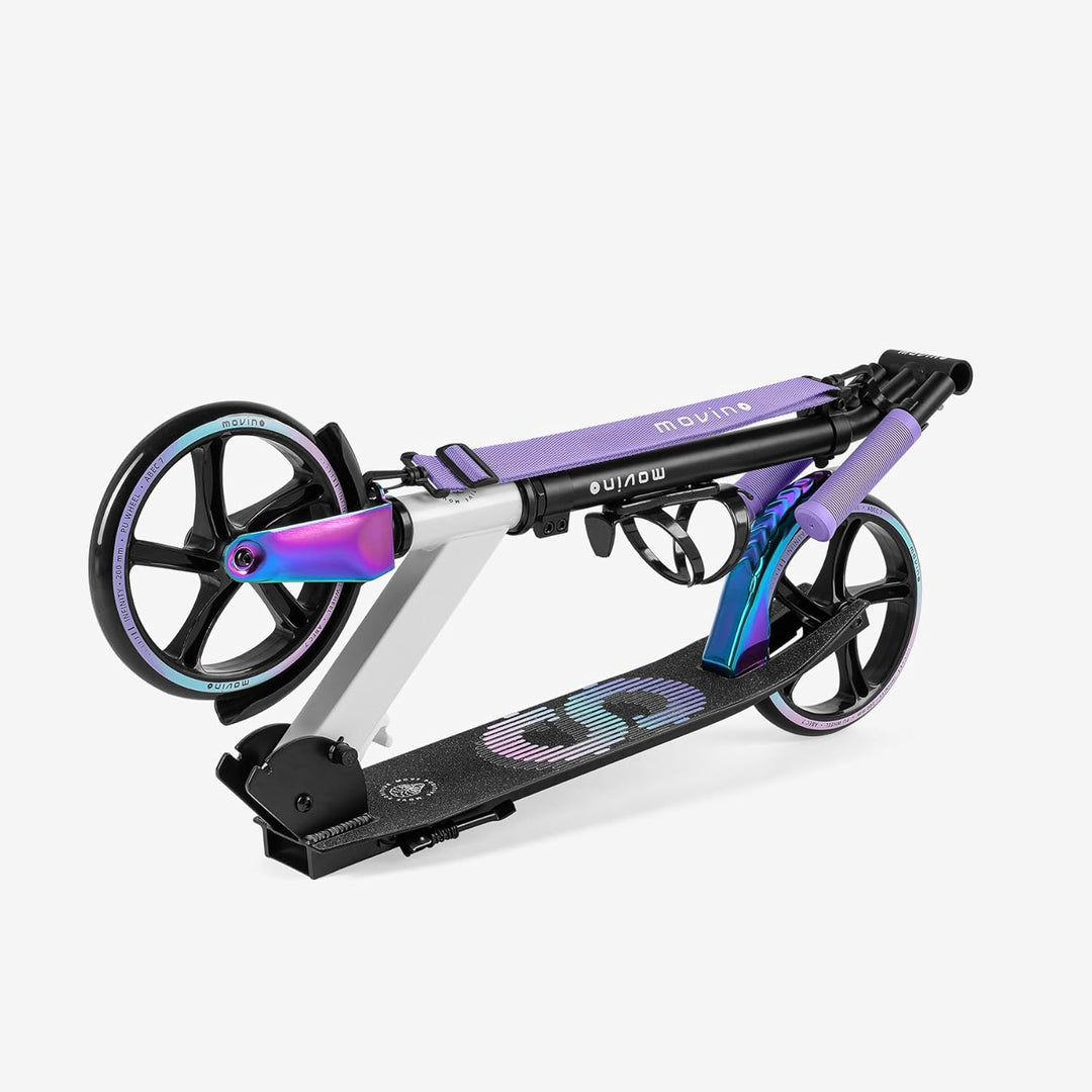 MOVINO Infinity Roller Scooter City Roller Tretroller Klappbar Höhenverstellbar Mit Flaschenhalter F