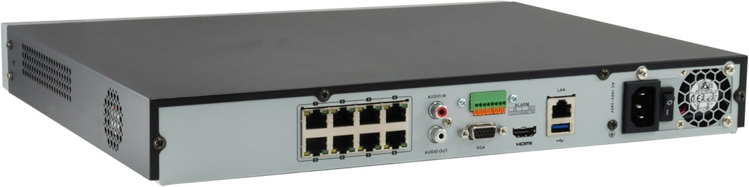 LevelOne NVR-0508 8-Kanal Netzwerk Videorekorder PoE H.265/264