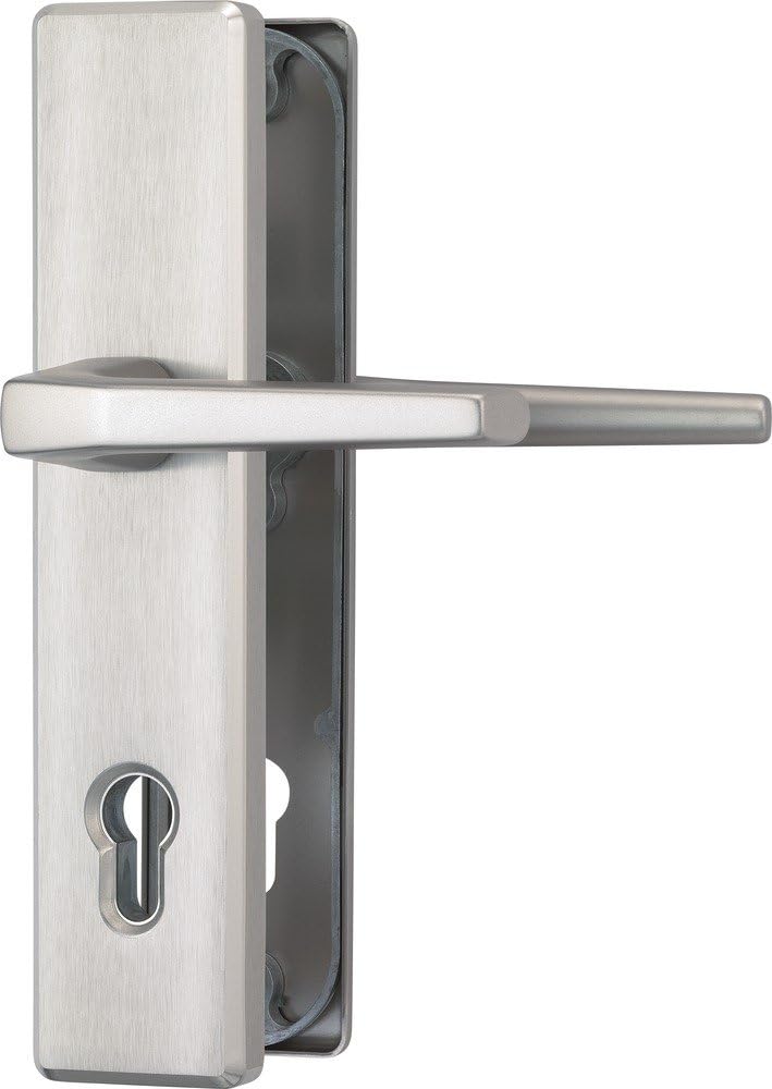 ABUS Türschutzbeschlag HLS214 F9 - für Haustüren mit einem Zylinderüberstand von 15 mm - mit beidsei