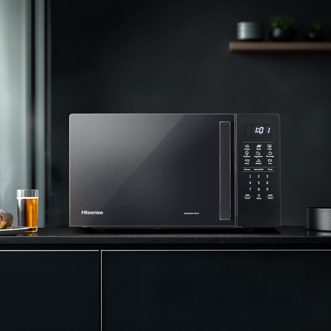 Hisense H20MOBS4HI Mikrowelle /20 L /700W /InverterTech/Keramikbeschichtung/Massgeschneidert, Mehrph