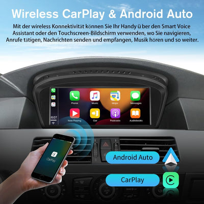 AWESAFE Android 11 Autoradio 8,8 Zoll IPS Touchscreen Qualcomm Octa Core 4GB+64GB mit Android Auto C