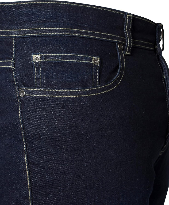 Enzo Herren Bootcut Jeans 28W / 30L Indigo, 28W / 30L Indigo