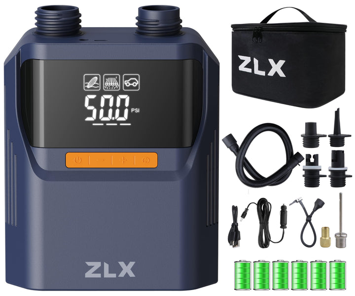 ZLX SUP Pumpe Elektrisch, 50PSI Elektrische SUP Luftpumpe, Hochdruck Doppelstufen Paddel Brett Zubeh