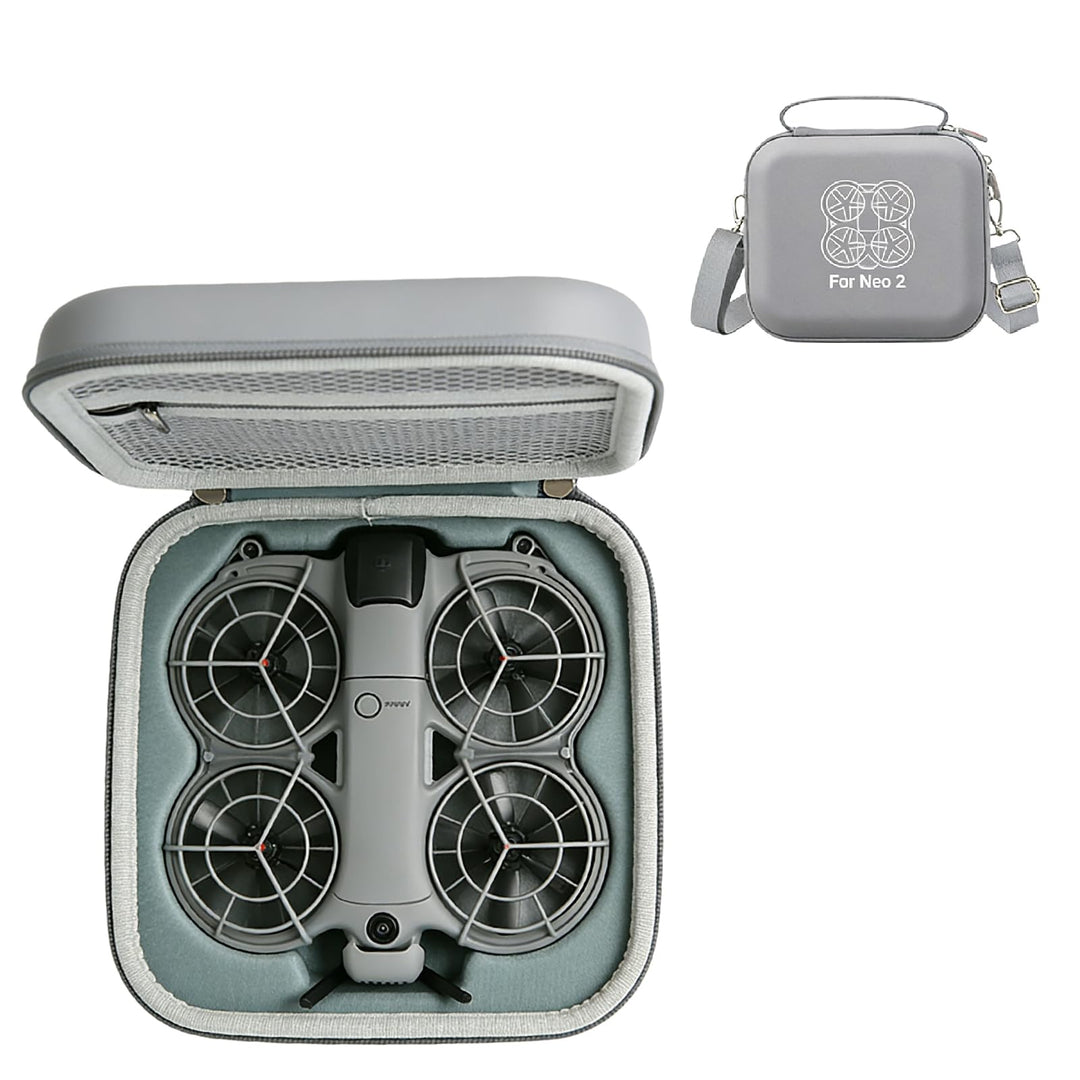 Neo 2 Tasche, Tragbare PU-Umhängetasche und Handtasche für DJI Neo 2 Drohne und Akku-Zubehör, mit do