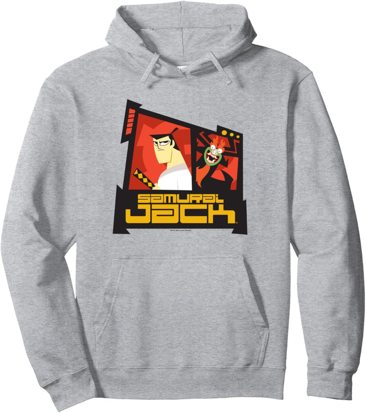 Samurai Jack Jack and Aku Portrait Pullover Hoodie
