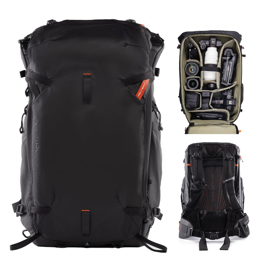 PGYTECH OnePro Focux 35L Rucksack Wasserdicht, Kamerarucksack für DSLR/SLR/Spiegellose Kameras/Objek