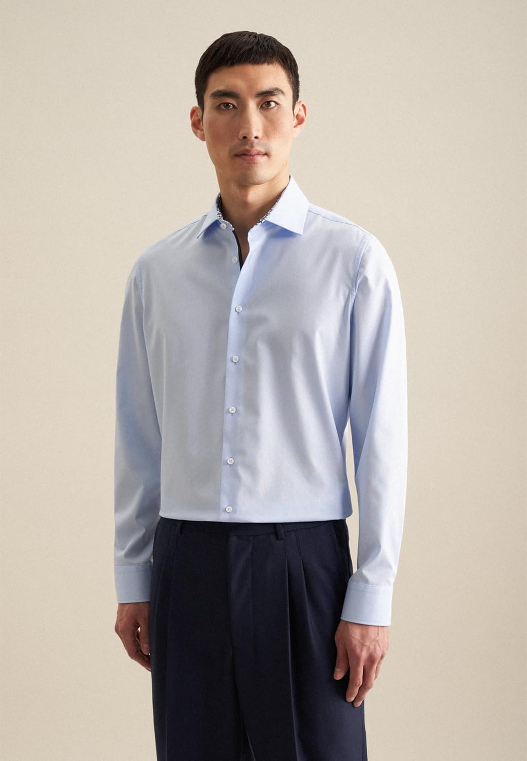 Seidensticker Herren Business-Hemd - Extra Slim Fit - Bügelfrei - Kent-Kragen - Langarm - 100% Baumw