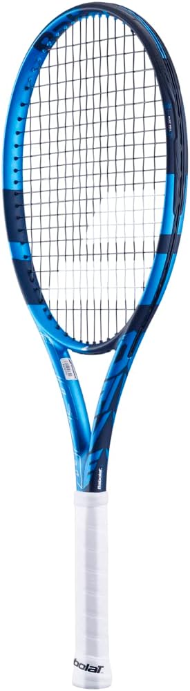 Babolat Pure Drive Lite Tennisschläger (10. Generation), besaitet mit 16 g weissem Babolat Syn Gut b