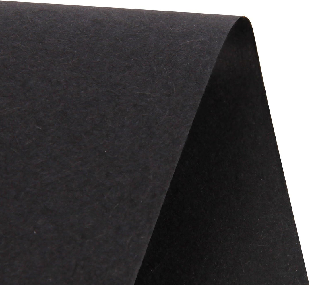 RUSPEPA Schwarzes Kraftpapier - Natürliches Recyclingpapier, Kraftpapierrolle Ideal für Kunsthandwer