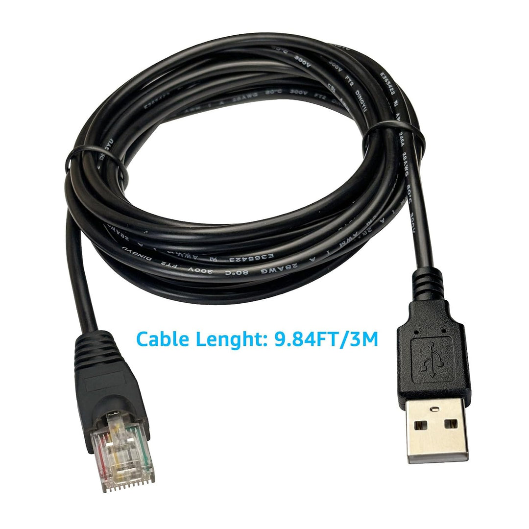 DSD TECH SH-RJ50A USB zu RJ50 Kabel für APC UPS PowerChute Äquivalent zu AP9827(3M/10FT), 10FT