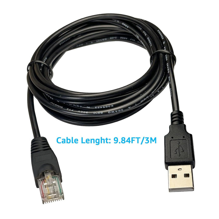 DSD TECH SH-RJ50A USB zu RJ50 Kabel für APC UPS PowerChute Äquivalent zu AP9827(3M/10FT), 10FT