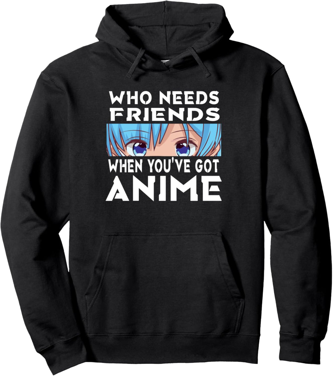 Lustiges Anime-Zitat Japanische Manga Kawaii Mädchen Teenager Frauen Pullover Hoodie