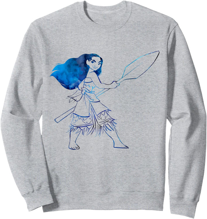 Disney Moana Watercolor Portrait Sweatshirt