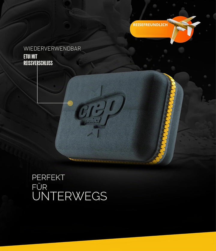 Crep Protect Shoe Cleaner - Sneaker Cleaning Kit With Solution, Shoe Brush & Microfiber Cloth for Sn