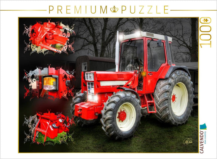 CALVENDO Puzzle Oldtimer Traktor McCormick 1000 Teile Lege-Grösse 64 x 48 cm Foto-Puzzle Bild von Pe