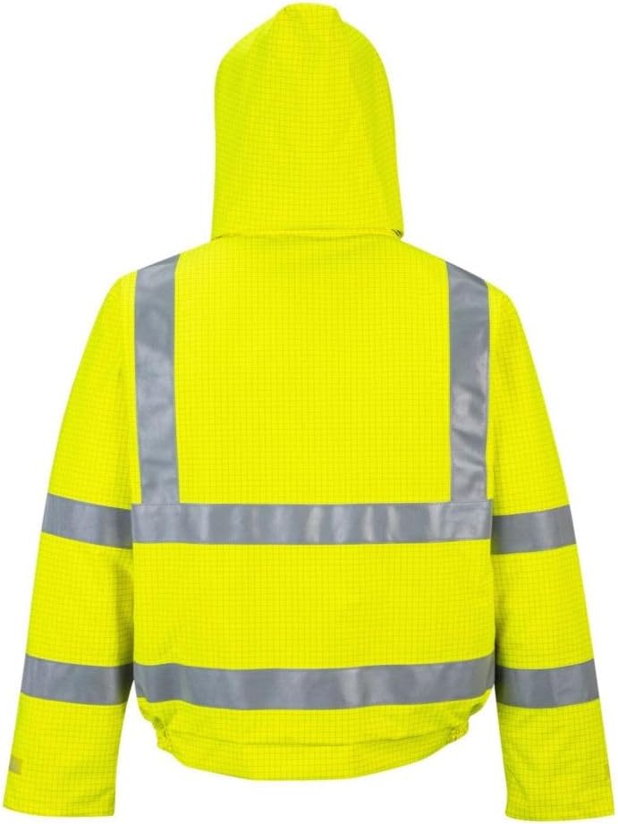 Bizflame Hi-Vis Bomber Jacket, colorYellow talla Large L Gelb, L gelb
