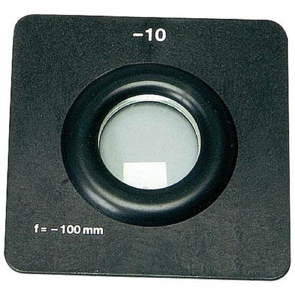 3B Scientific Physik Lehrmittel - Zerstreuungslinse K, f = -100 mm - Bestandteil des Optiksystems na