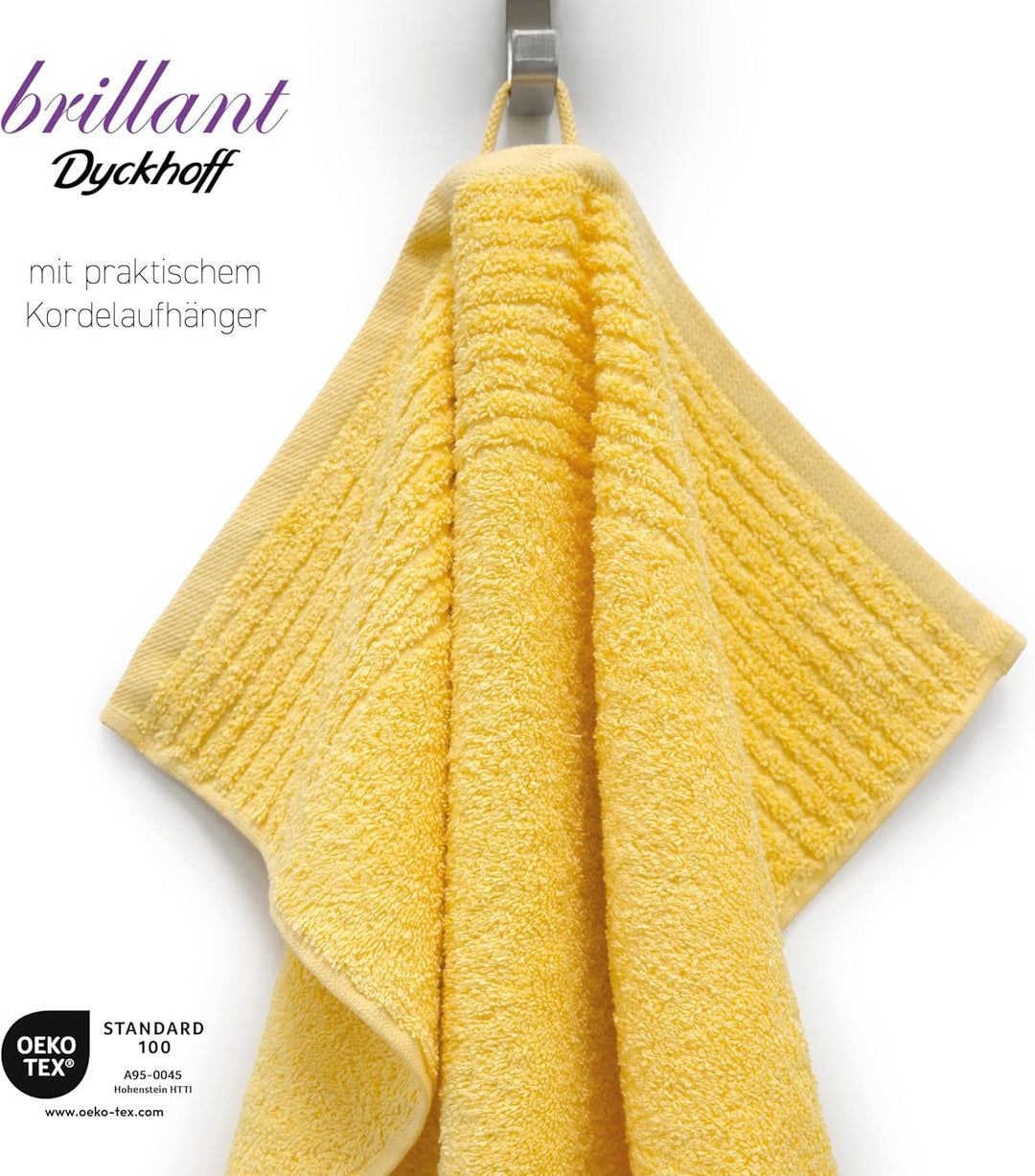 Dyckhoff 0410996825 Handtuchset "Brillant", 2 Badetücher / Duschtücher 70 x 140 cm und 4 Handtücher
