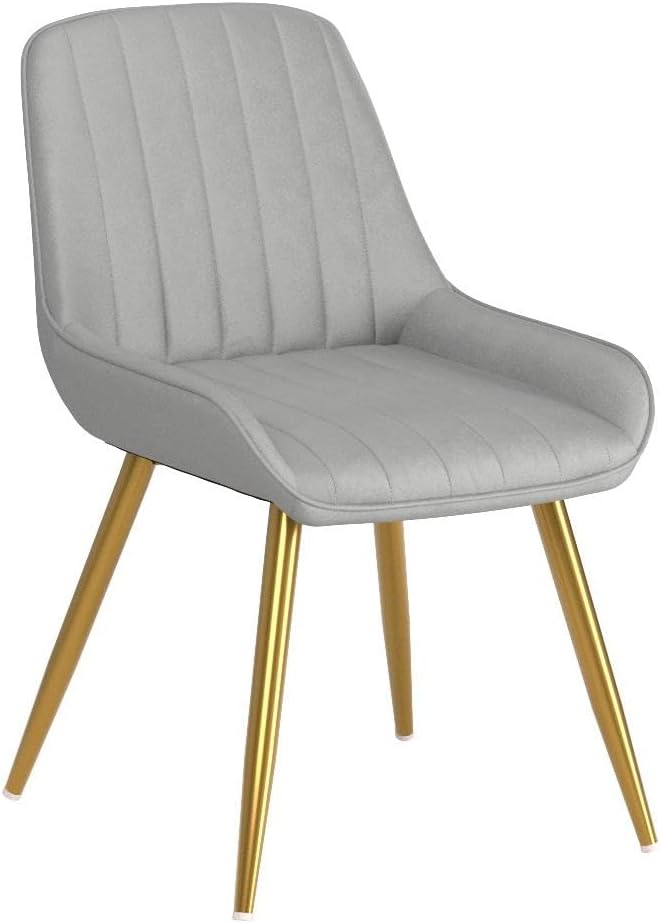 Lestarain 2 Stücke Esszimmerstuhl, Retro Küchenstuhl Wohnzimmerstuhl Sitzfläche Aus Samt Retrostuhl