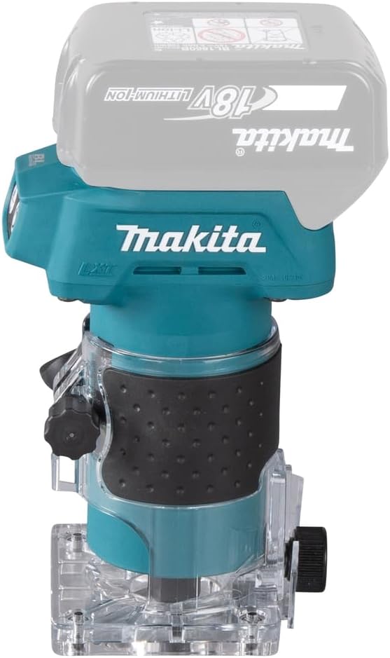 Makita DRT52ZJ Kantenfräse, 18 V, Ø 6 mm (Solo) aus Makpac