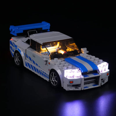 Led Licht Set Kompatibel mit Lego Nissan Skyline GT-R, Dekorationsbeleuchtungsset Compatible with Le