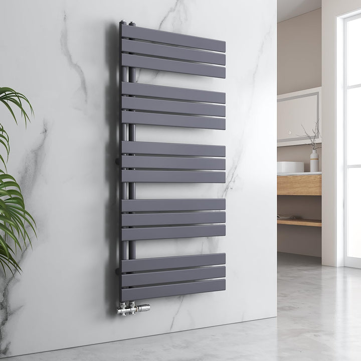 EMKE Badheizkörper Handtuchhalter 1599x600 mm, Handtuchheizkörper Seitenanschlusss Flach Handtuchwär