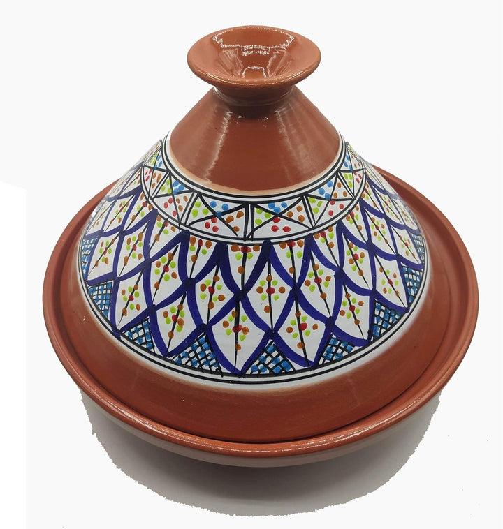 Tajine Terracotta-Topf Ethnischer Teller Marokkanisch Tunesisch XL 32 cm 2910201100