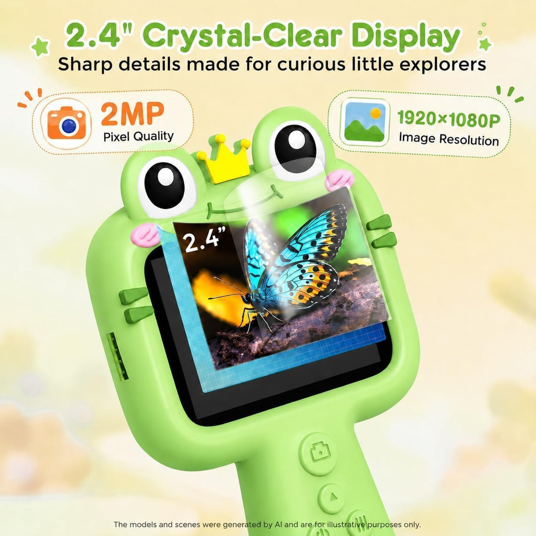 Endoskopkamera Spielzeug für Kinder, 2.4 Zoll-HD-Bildschirm Lupe Kinder Outdoor, STEM-Lernspielzeug