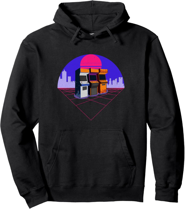 Vintage Arcade Spiel Maschine 90er Retro Geschenk Pullover Hoodie