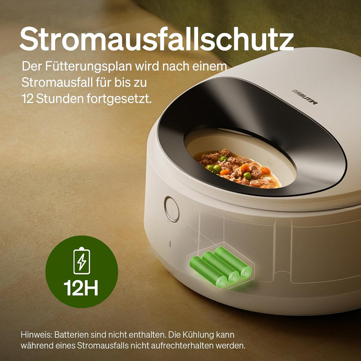 PETLIBRO Futterautomat Katze Nassfutter, Nassfutterautomat mit Halbleiter Kühlung, 2,4 GHz Wi-Fi Sma